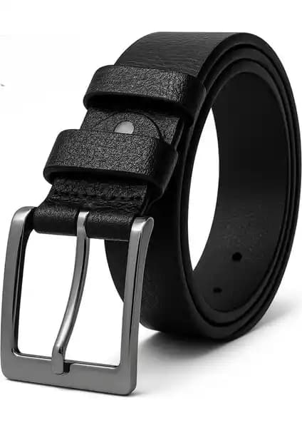 Bosskan Hakiki Deri Kumaş Pantolon Kemeri Türkiye Üretimi Erkek Şık Aksesuar