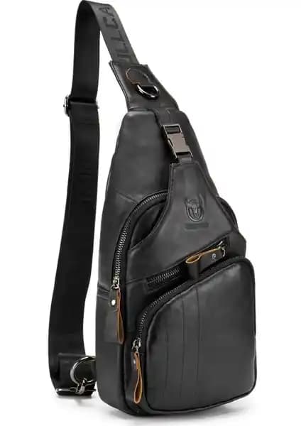 Bullcaptain Erkek Hakiki Deri Çanta Günlük Kullanım ve Şık Tasarım Özellikleri