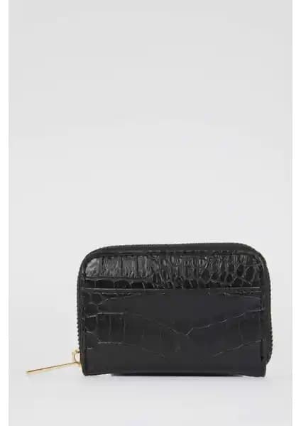 DeFacto Kadınlar İçin Modern Suni Deri Bozuk Para Cüzdanı Günlük Kullanım İçin Uygun