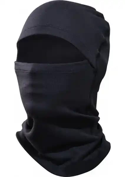 Elite Home HepsiDahice Polar Kar Maskesi Siyah Unisex Kış Koruyucu Aksesuarı