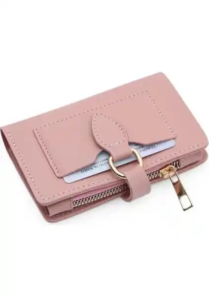 Exalte Damla Tokalı Çıtçıtlı Ön Cepli Şık ve Dayanıklı Kartlık Cüzdan Özellikleri