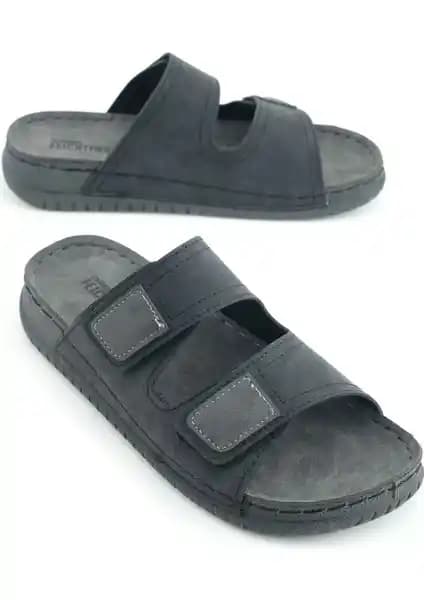 Gezer Erkek Yazlık Suni Deri Rahat Günlük Terlik ve Ayarlanabilir Kemer Özellikleri