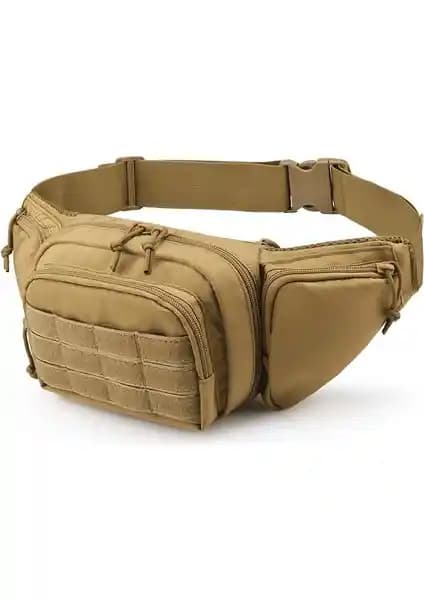 Go Biz Açık Hava ve Tırmanma İçin Çok Fonksiyonlu Dayanıklı Bel Çantası