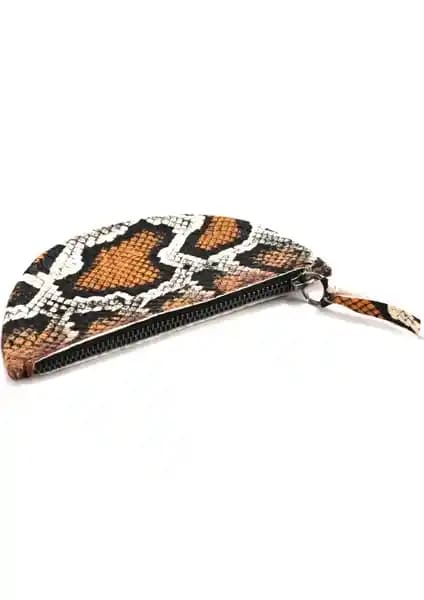 Ju Yaratıcı Tasarım Suni Deri Yılan Derisi Kadın Para Çüzdanı Estetik ve İşlevsel Özellikler