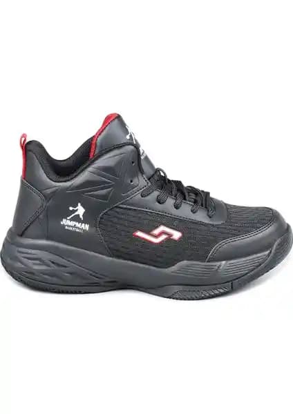 Jump 27986 Siyah Beyaz Erkek Basketbol Spor Ayakkabısı Performans ve Şıklık Bir Arada