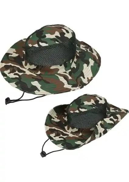 Layfhex Yazlık Katlanabilir Balıkçı Avcı Safari Fötr Şapka Doğa ve İşlevsellik Bir Arada