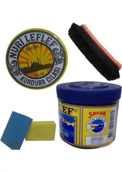 LefLef Nuri Leflef Ayakkabı Bakım Boyama Seti Kahverengi ile Uzun Ömür ve Estetik