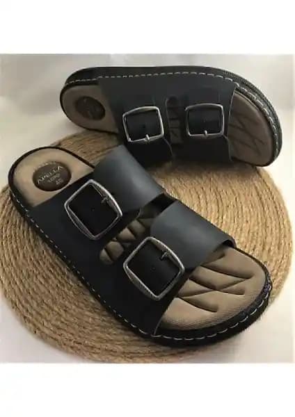 Madam Gold Erkek Deri Terlikleri Günlük Konfor ve Şıklık Sunar