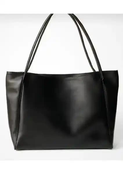 Mercan Store Kadın Büyük Boy Yumuşak Deri Omuz ve Kol Çantası Günlük Şıklık İçin Uygun