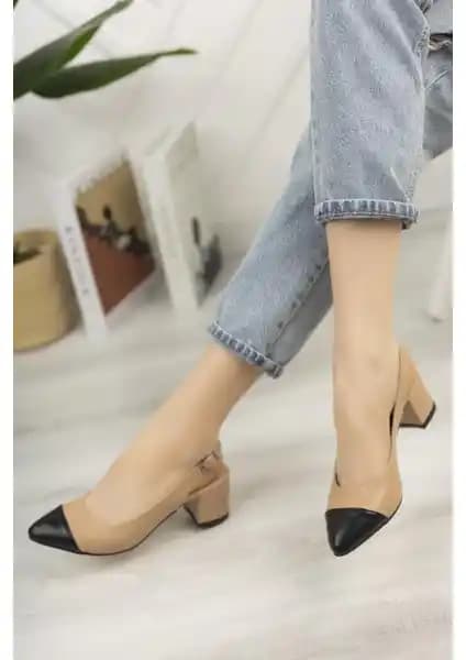 Muggo Lady Garantili Kadın Günlük Topuklu Ayakkabı Şıklık ve Konfor Sunar