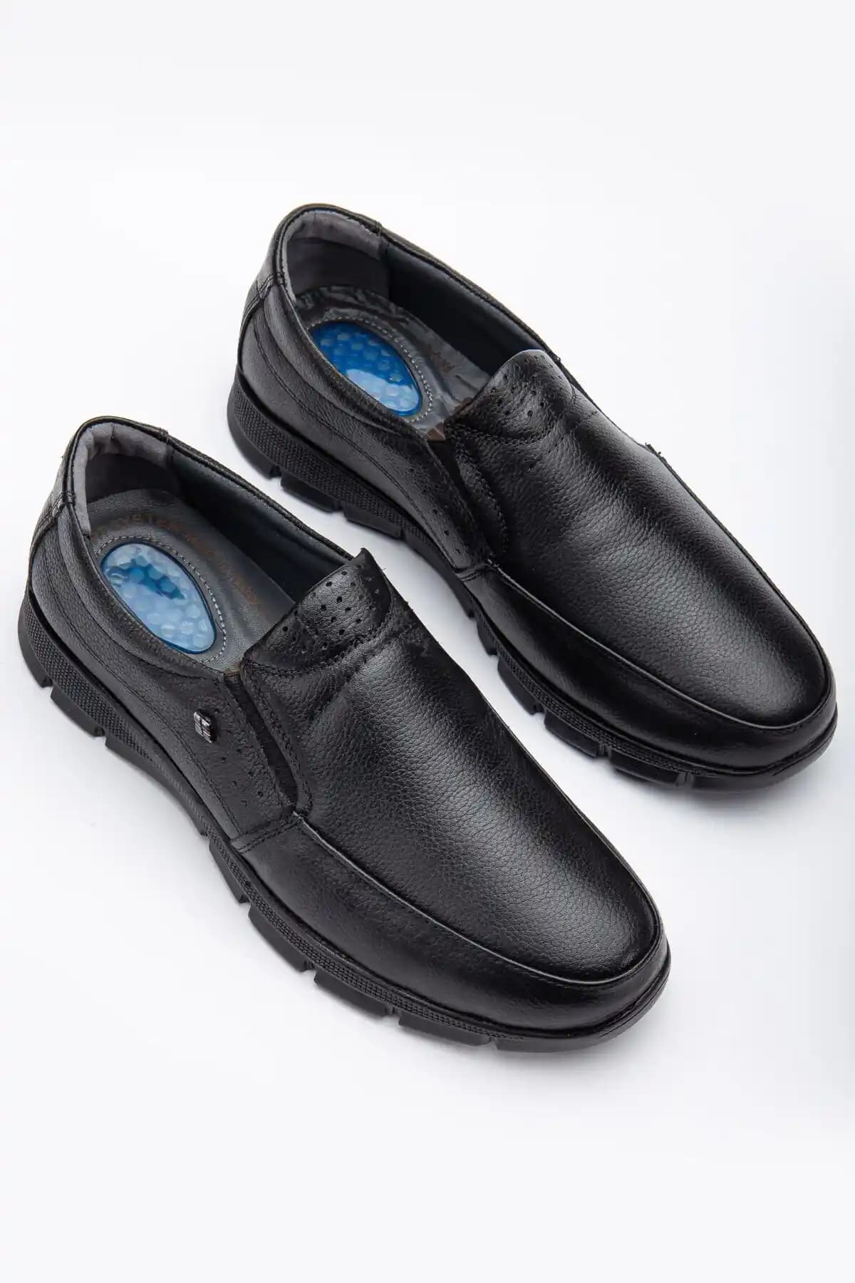 PODOMED Erkek Hakiki Deri Ortopedik Günlük Topuk Jelli Ayakkabı 75-90 karakter