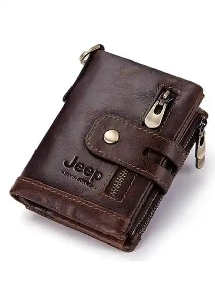Tcherchi Jeep Erkek Deri Cüzdanı: Şık ve Fonksiyonel Tasarım ile Günlük Kullanım İçin Uygun