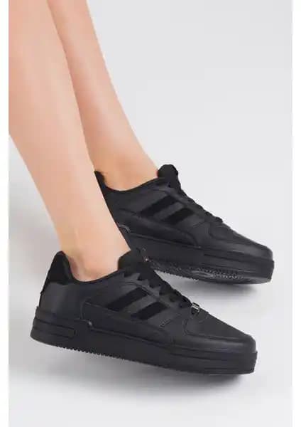 Tonny Black Siyah Yanı Çizgili Bağcıklı Unisex Sneaker İnceleme ve Özellikleri