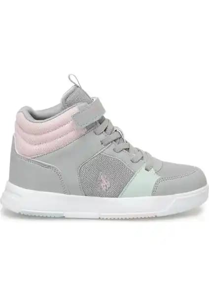 U.S. Polo Assn. Dama Jr 3FX Gri Kız Çocuk High Sneaker İncelemesi ve Özellikleri