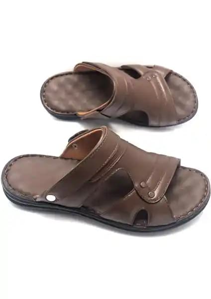 Umut Ayakkabı Büyük Numara Erkek Deri Terlik: Konfor ve Sağlık Odaklı Tasarım