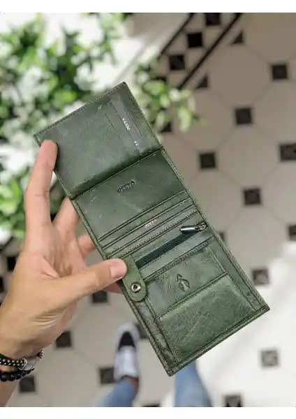 Visso 111 Deri Erkek Cüzdan Bozuk Para Cepli Şık ve Dayanıklı Tasarım