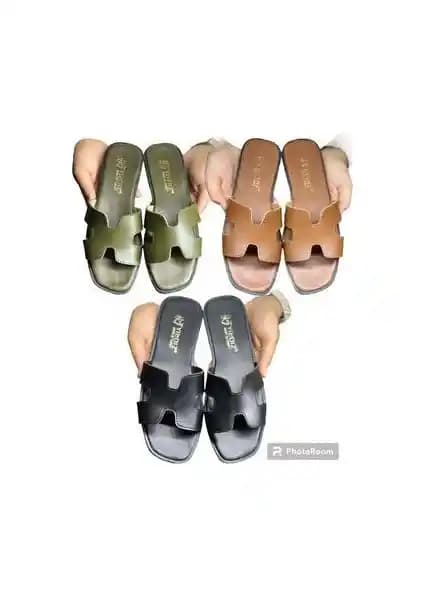 Yılz Shoes 3’lü Yazlık Kadın Terlik Seti Hafif ve Çok Yönlü Kullanım İçin Uygun