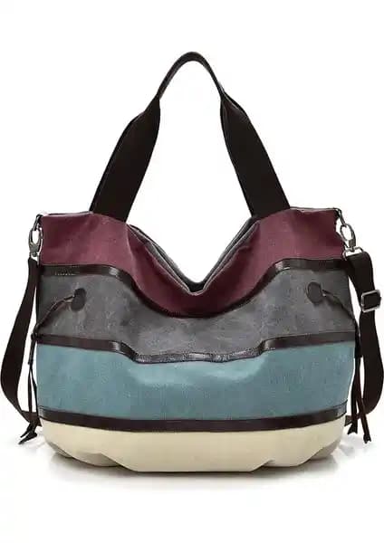 Yongtai Fashion Çok İşlevli Çok Renkli Kanvas Çanta Günlük Kullanım İçin Uygun ve Şık Tasarım