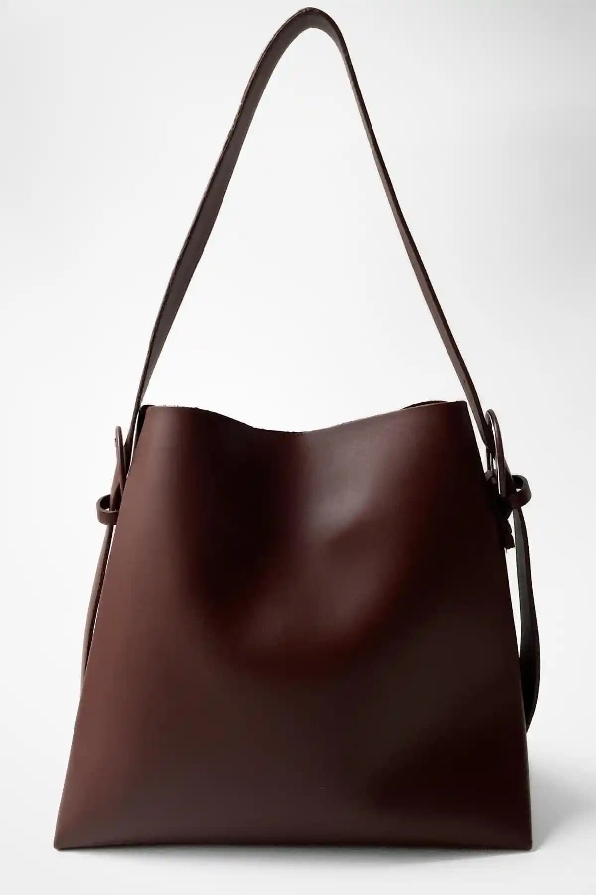 Yuka Atelier Nomu Toka Detaylı Bordo Büyük Kadın Shopper Çanta İncelemesi