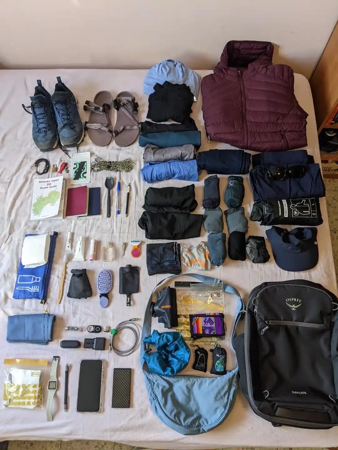 Japonya ve Güneydoğu Asya Seyahatleri İçin Hafif ve Fonksiyonel Çanta Hazırlığı