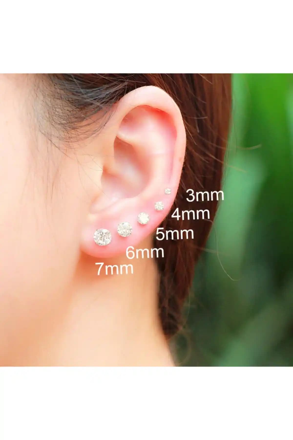 925 Ayar Gümüş Zirkon Taşlı Zarif Çift Küpe - Günlük ve Özel Kullanım İçin Şık Tasarım