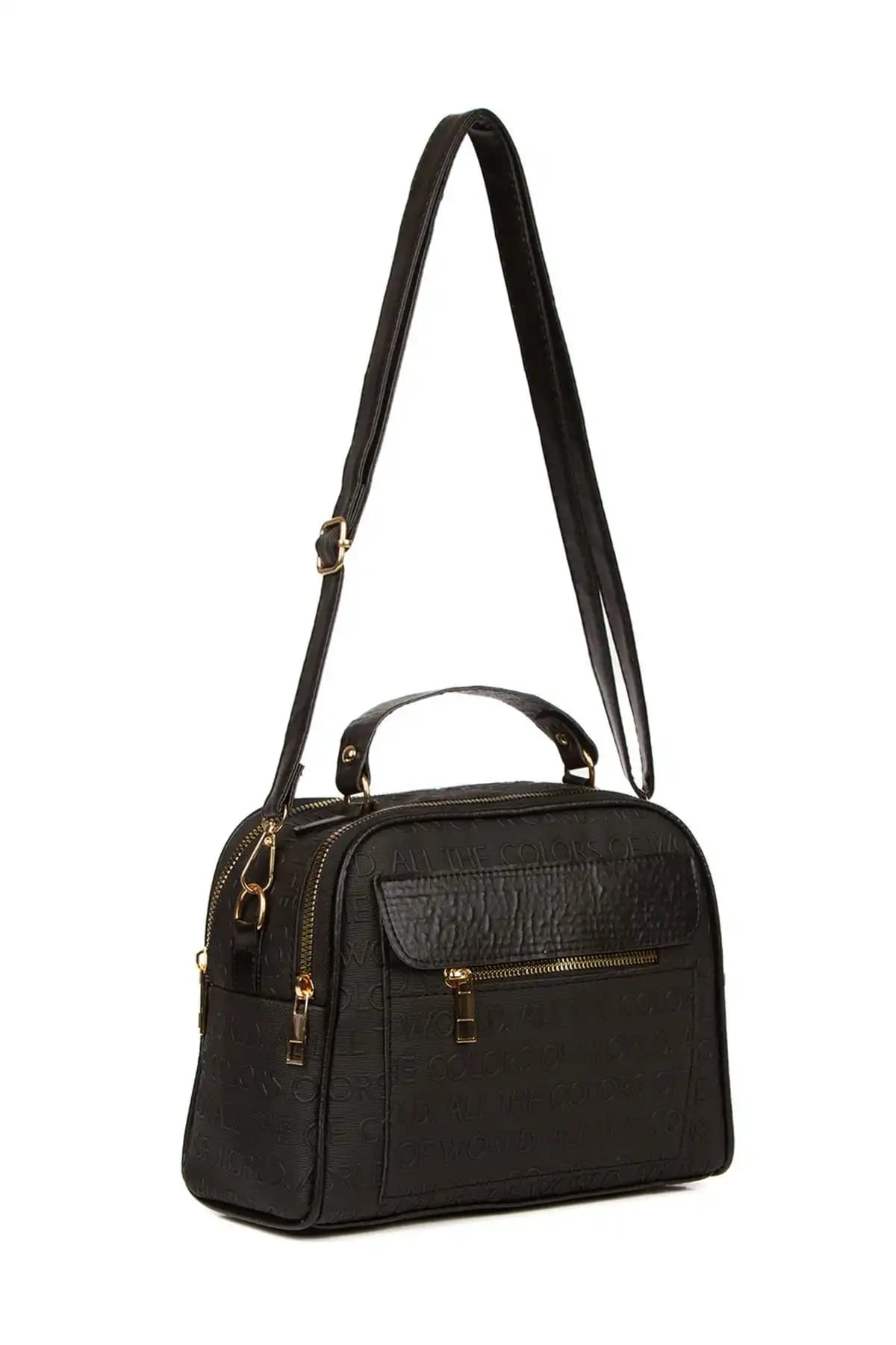 Adelina Bags Kadın Desenli El ve Omuz Çantası Şık ve Kullanışlı Modern Tasarım