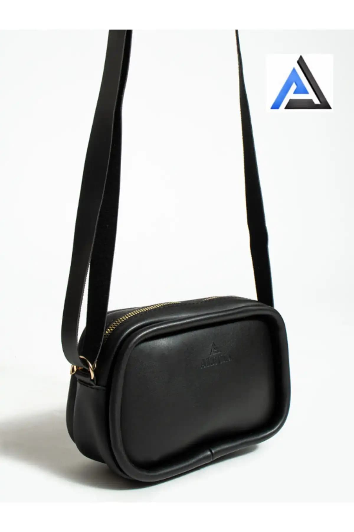 ALECIA STYLE Kadın Fitıllı Omuz ve Çapraz Askılı Fermuarlı Mini Çanta