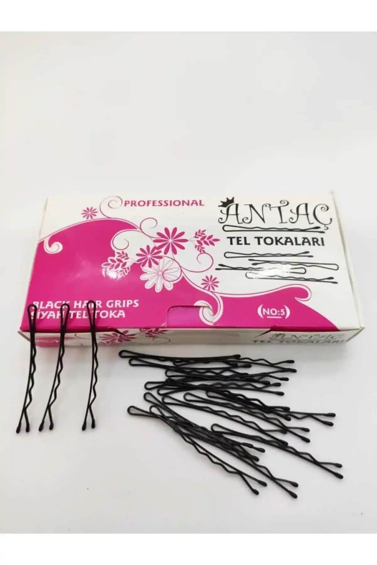 Antaç Tel Toka 125 Adet Siyah Dayanıklı ve Pratik Saç Aksesuarı