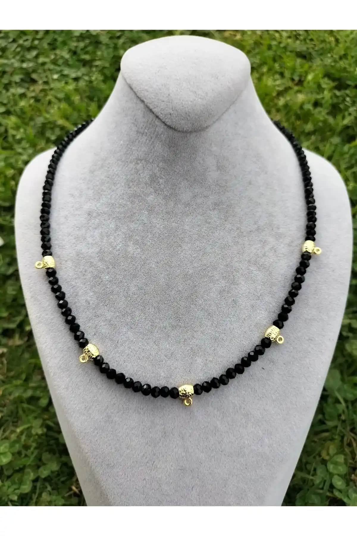 Arjew 5 Adet Kristal Kolye Seti Şık ve Dayanıklı Altın Takı Seçenekleri