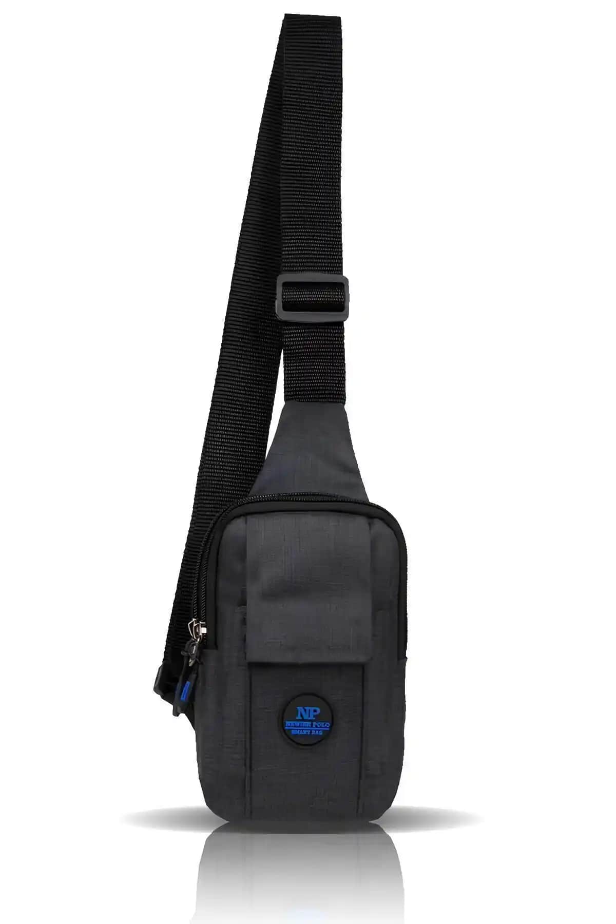 Av A Dos Unisex Keten Telefon Bölmeli Bel ve Omuz Çantası Günlük Kullanım İçin Uygun