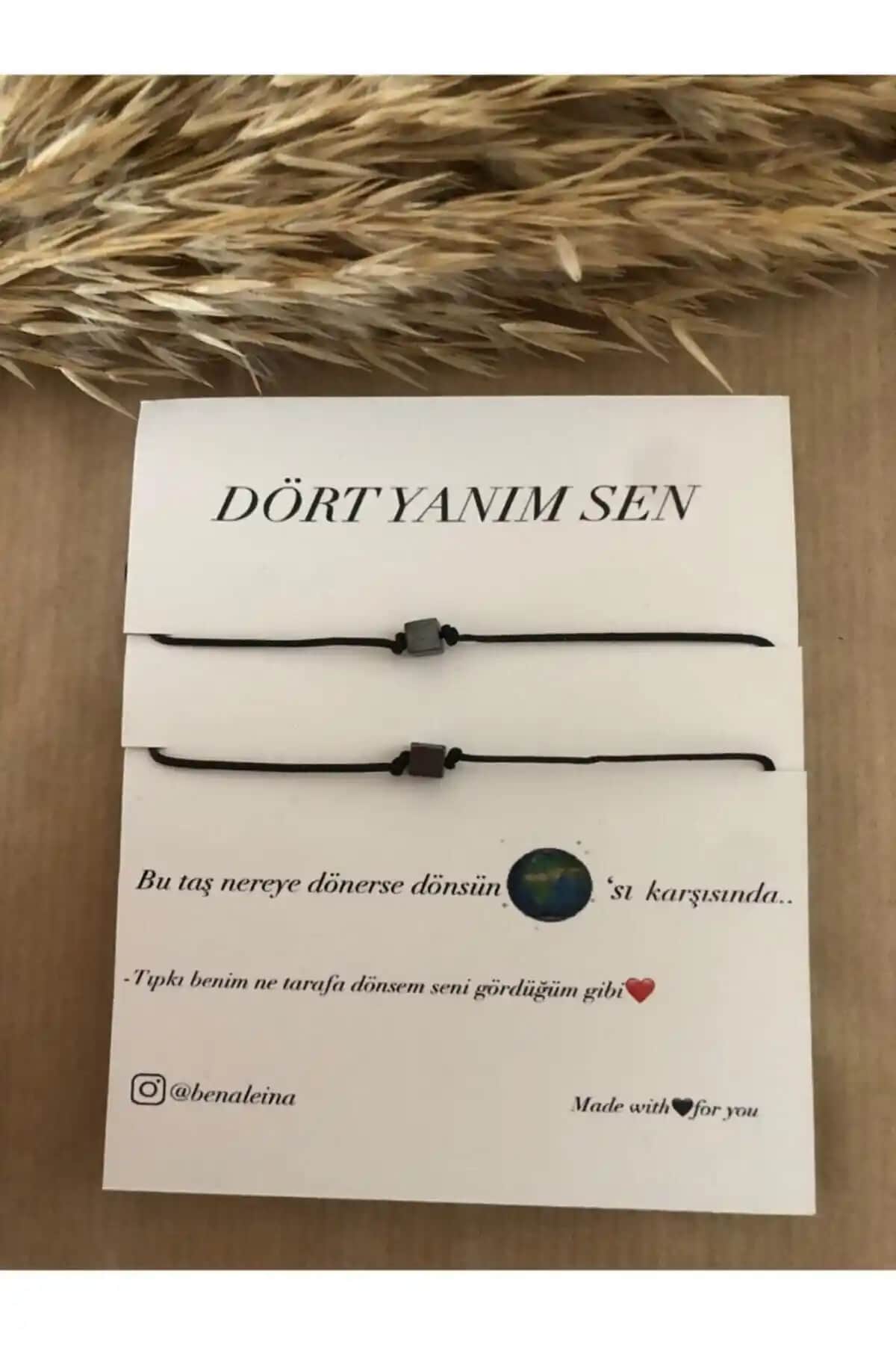 Ben Aleina Dört Yanım Sen Sevgili Bilekliği Hem Estetik Hem Anlam Yükü ile Öne Çıkar