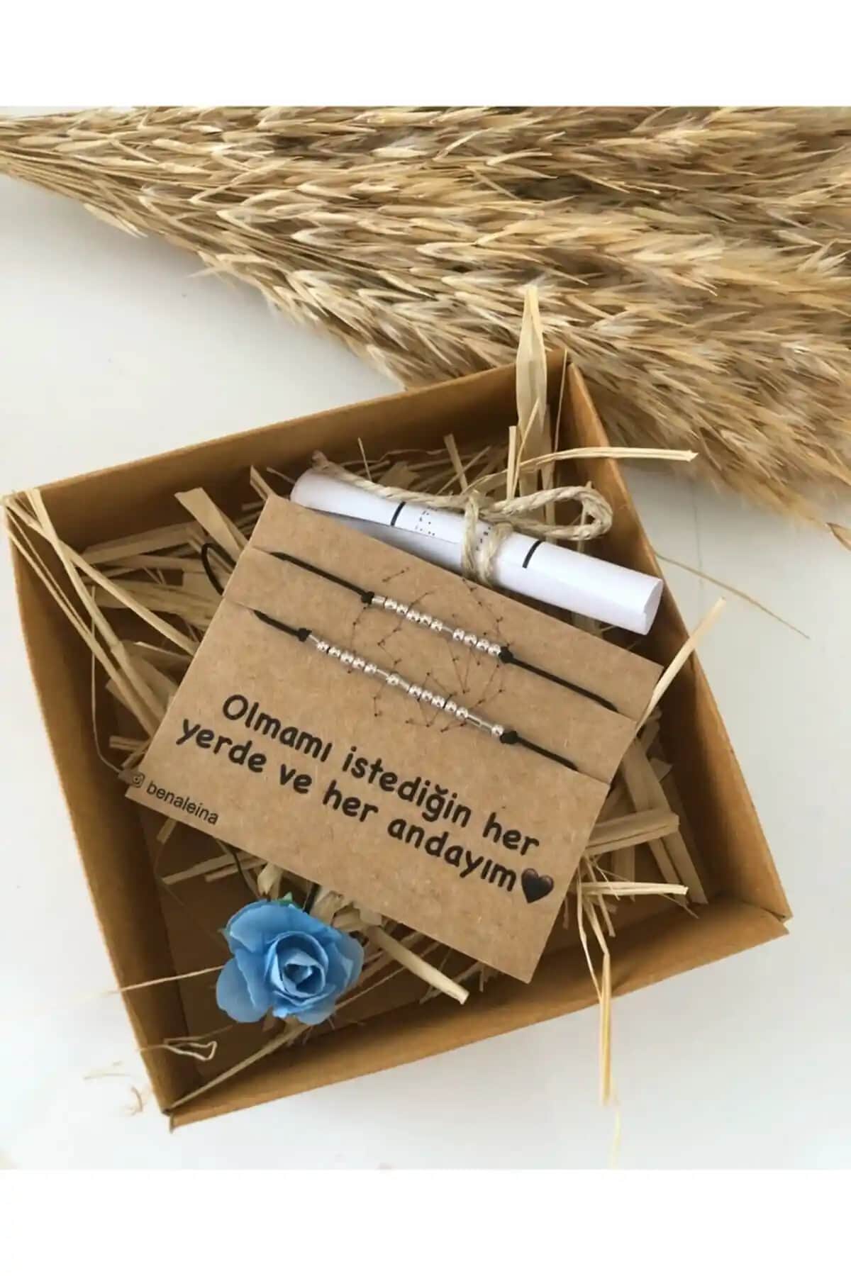 Ben Aleina Mors Alfabesi Sevgili Çift Bileklikleri Kişiselleştirilebilir Modern Takı