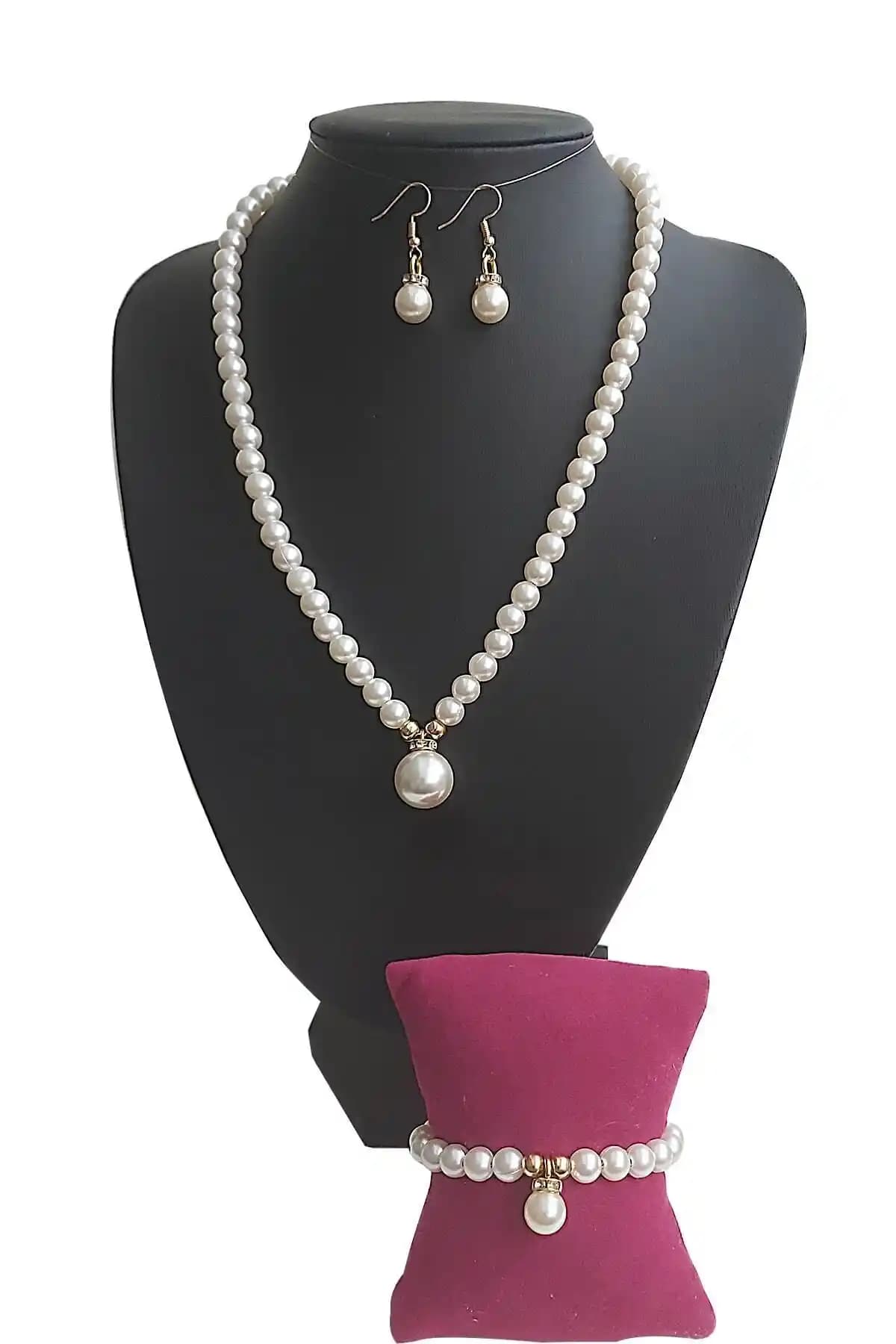 BİJUTERİ EVİ Incili Üçlü Takım: Zarif ve Şık Kadın Aksesuar Seti Özellikleri ve Kullanım İpuçları