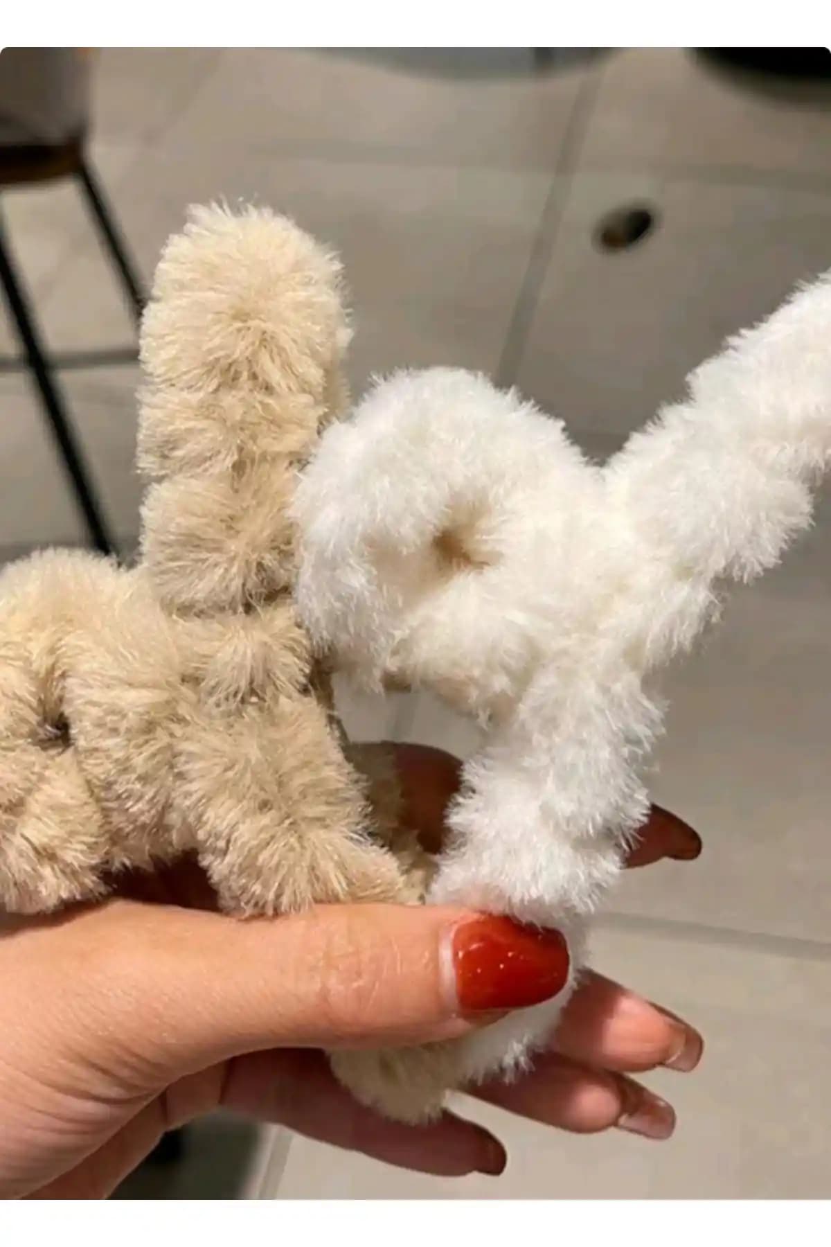 Bohem Marka 2'li Peluş Sohbalar ve Kış Trend Tokası Şık ve Kullanışlı Tasarım