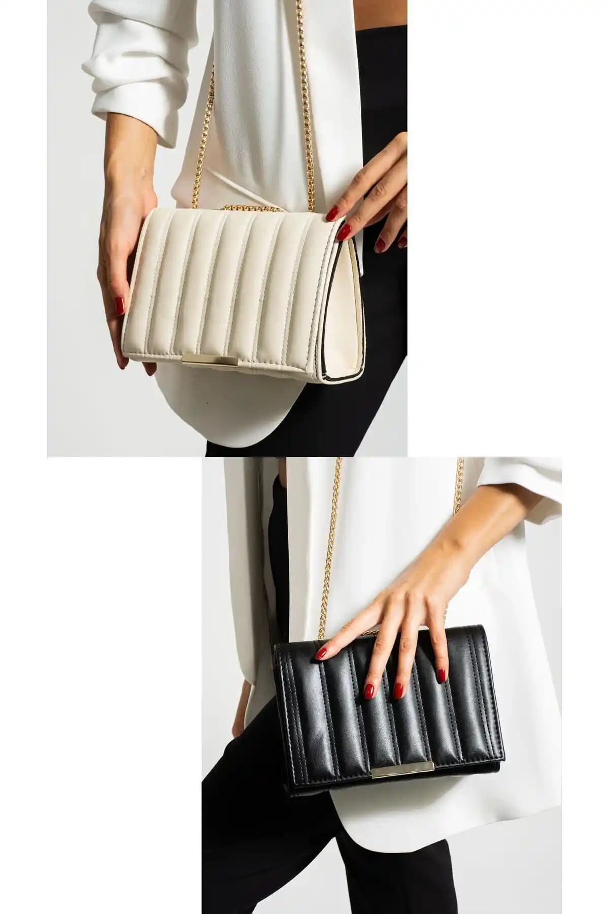 Butikbatii Zincir Askılı Mıknatıslı Omuz ve El Çantası Günlük Şıklık ve Pratiklik Sunar