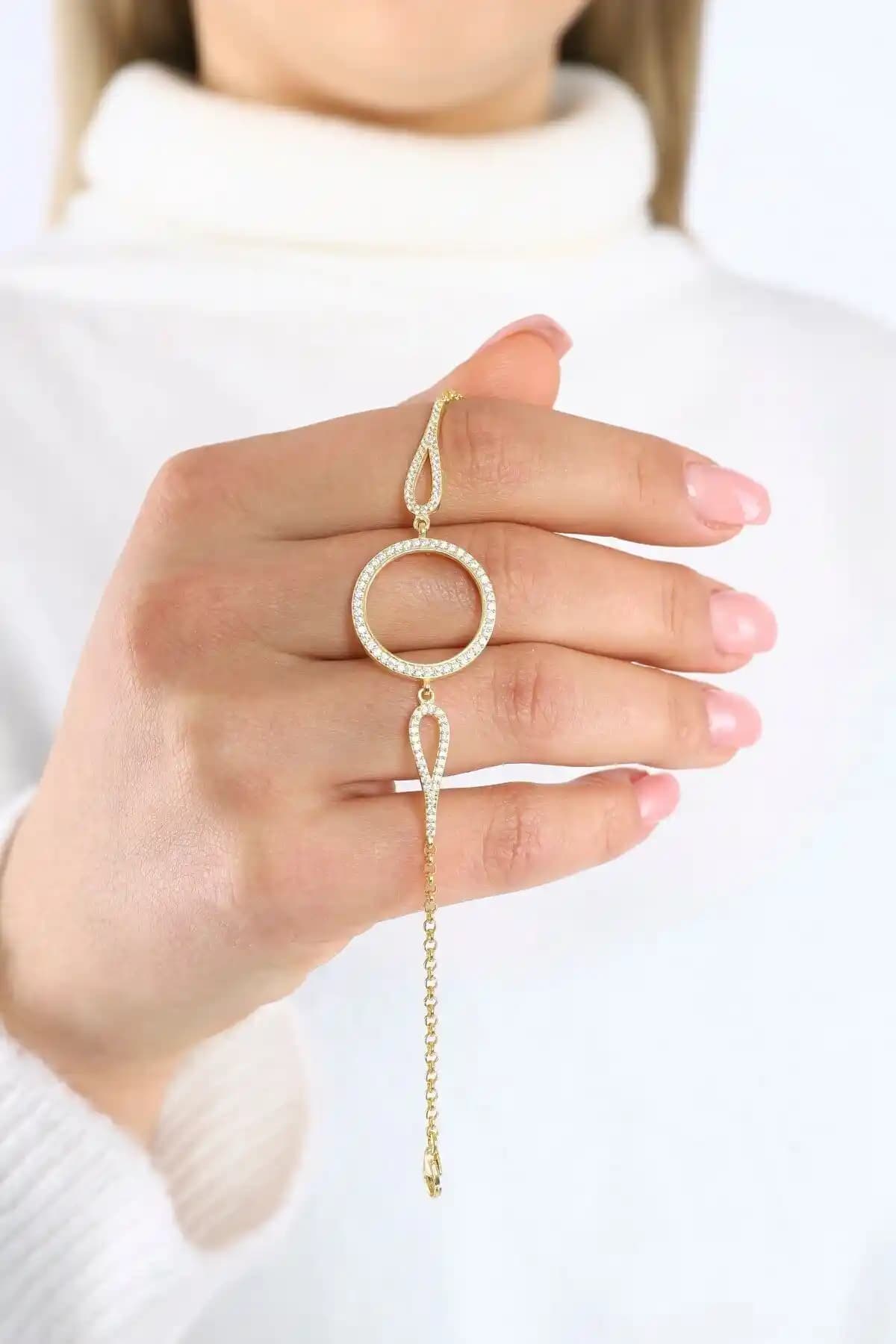 CAN SİLVER 925 Ayar Gümüş Çeyrek Altın Detaylı Zincir Bileklik İncelemesi