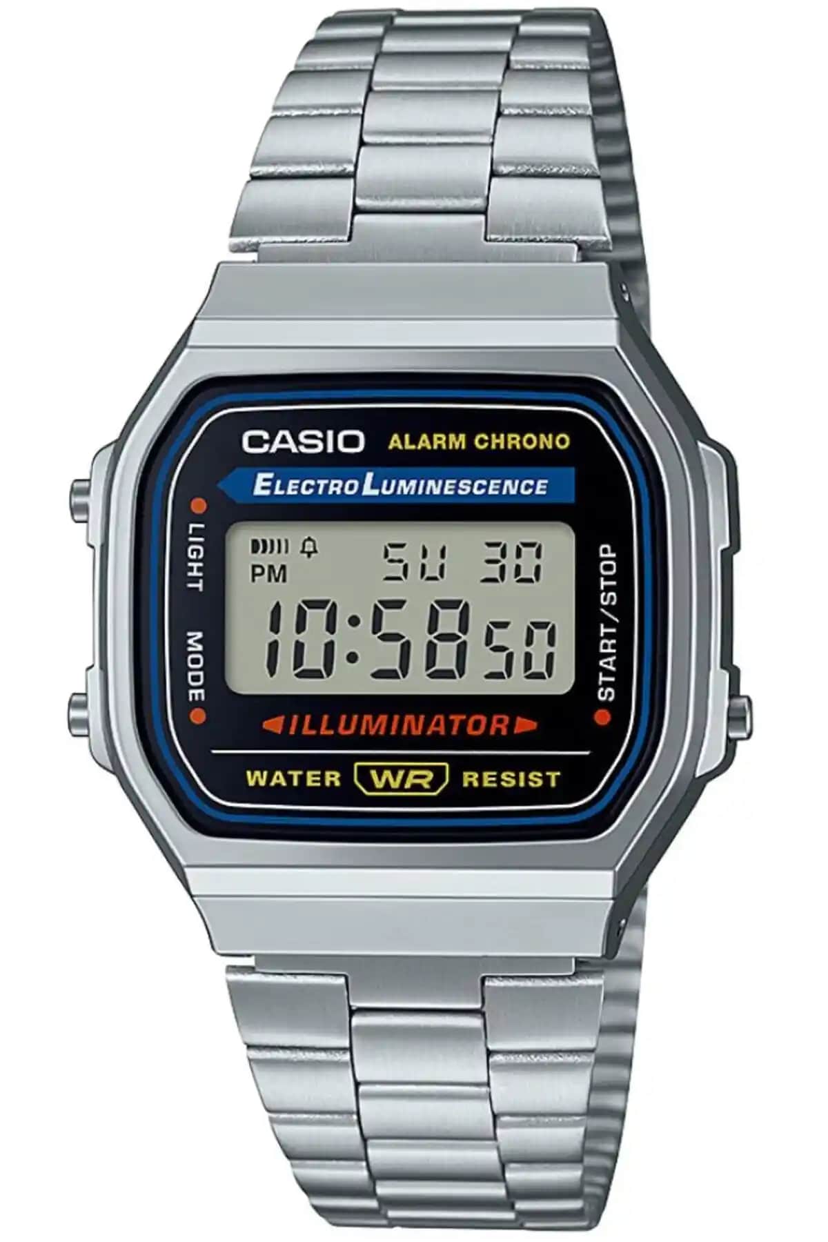 Casio A168WA-1WDF Unisex Retro Kol Saati: Şıklık ve Dayanıklılık Bir Arada