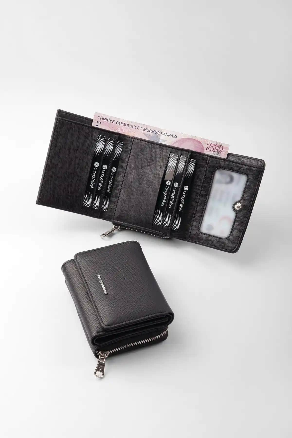 Cengiz Pakel Antalya Kadın Cüzdan-Portföyü Modern ve Şık Tasarımıyla Günlük Kullanıma Uygun