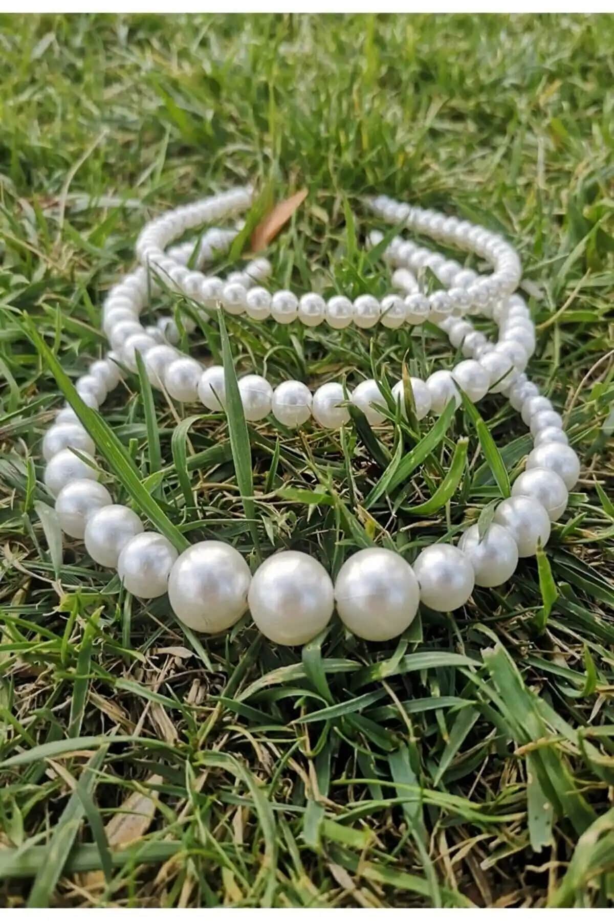 Chehra Design Kadın İnci Taç Seti Üç Boyutlu Zarif ve Şık Aksesuar