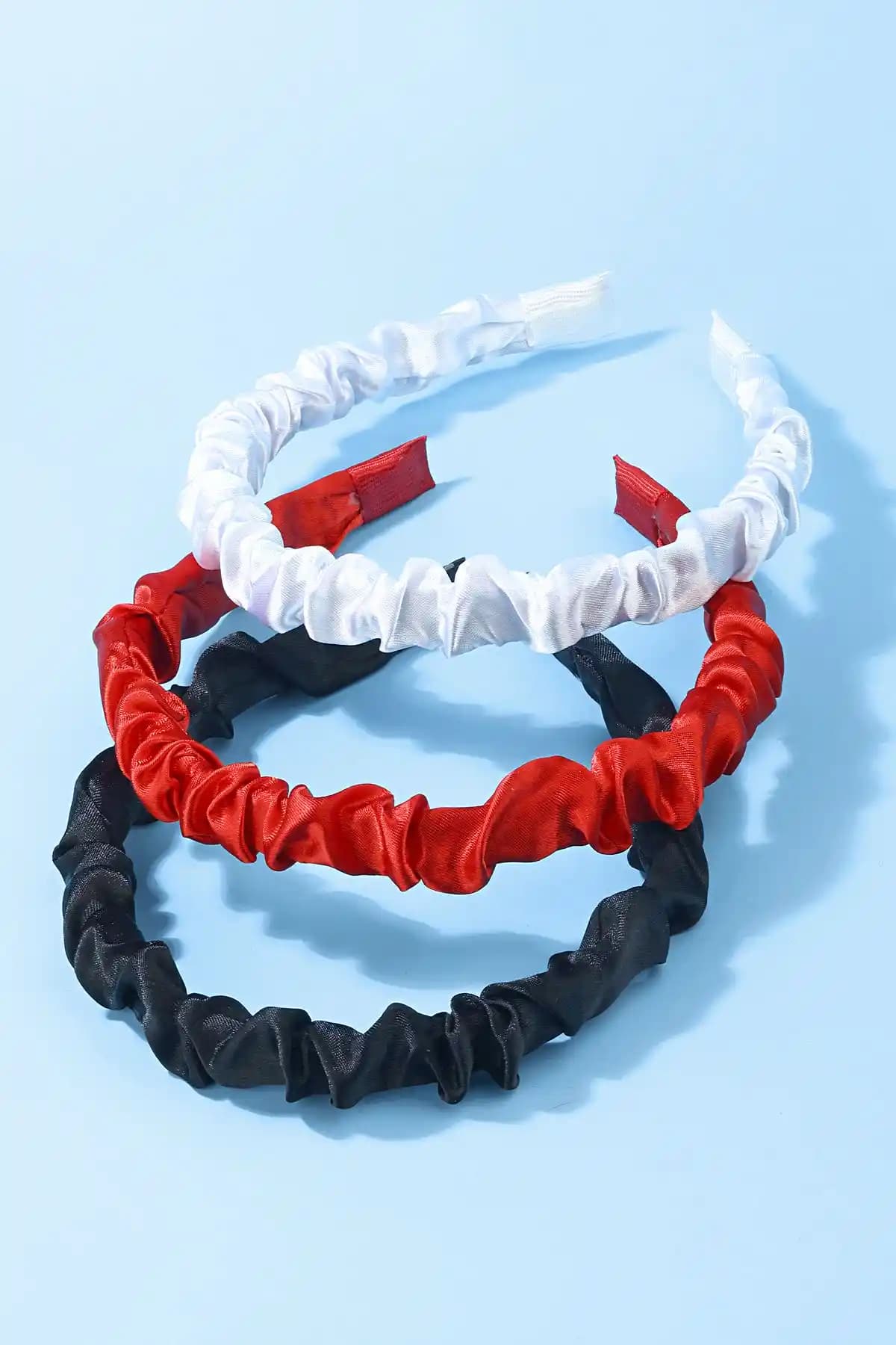 CSR 3'lü Zıtlık Taç Seti Renkli ve Şık Saç Aksesuarları Gelişmiş Tasarım