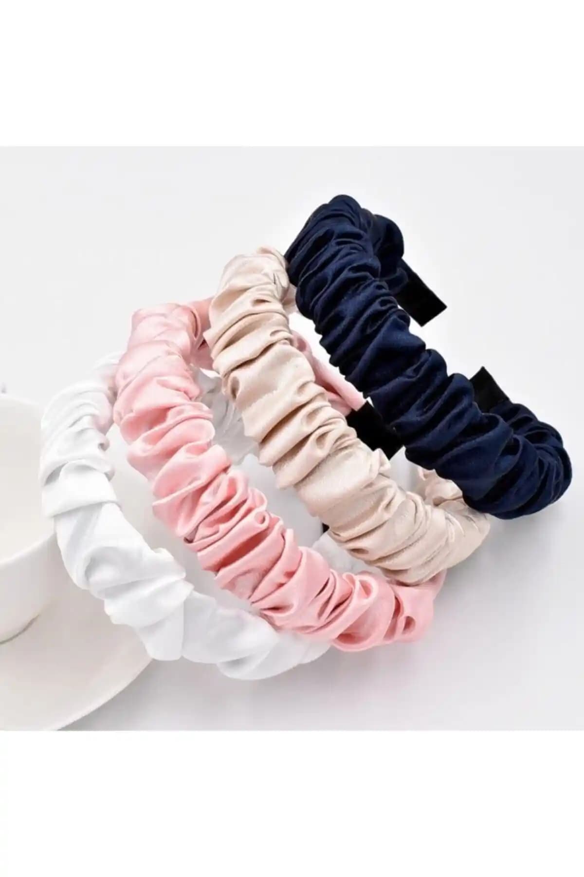 CSR AKSESUAR 4'lü Taç Seti: Renkli ve Şık Saç Aksesuarları Koleksiyonu