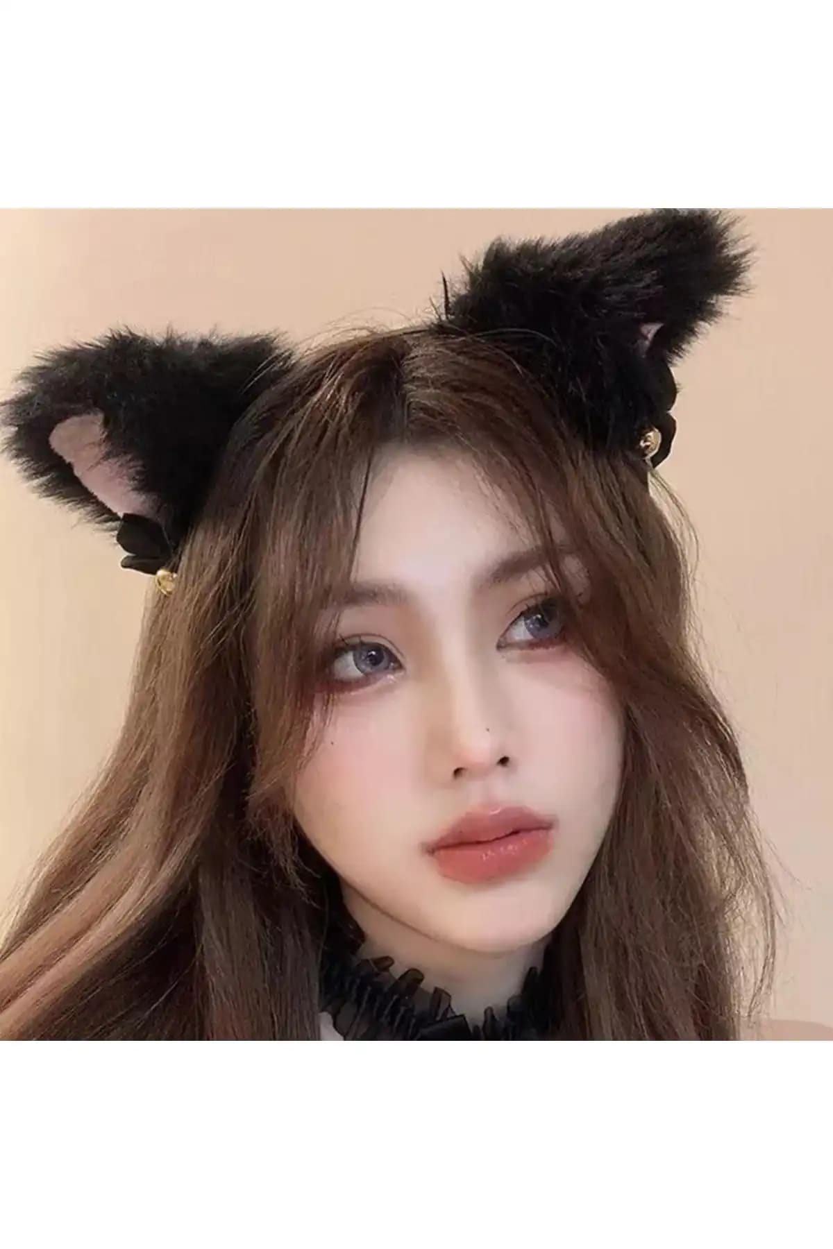 DarkellaStore Kedi Tacı Cosplay ve Günlük Kullanım İçin Şık ve Eğlenceli Aksesuar