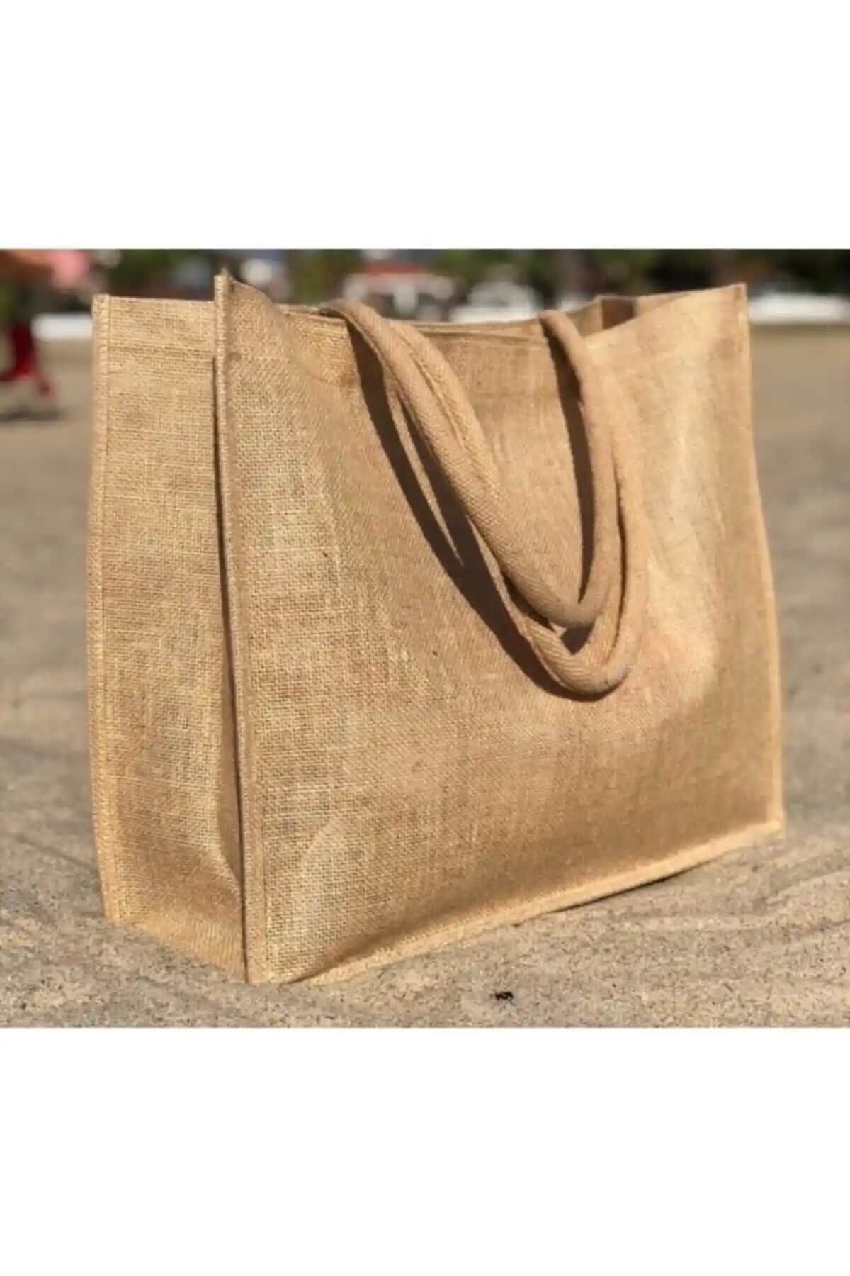 Doğal Atölye Kan Hasır Plaj Çantası: Şık ve Dayanıklı Organik Malzemeli Tasarım