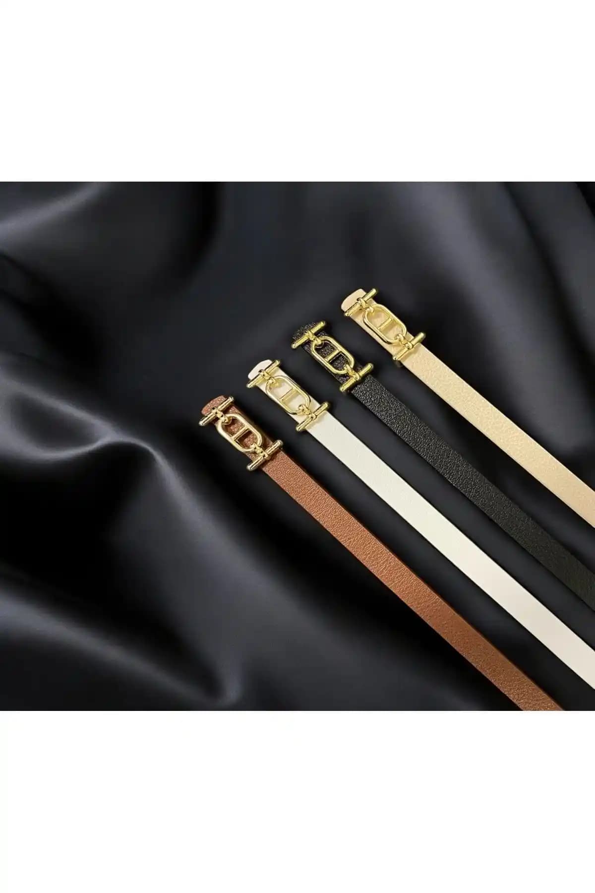 Dolce 4'lü Kemerkolitesi Çok Renkli Şık ve Dayanıklı Aksesuarlar