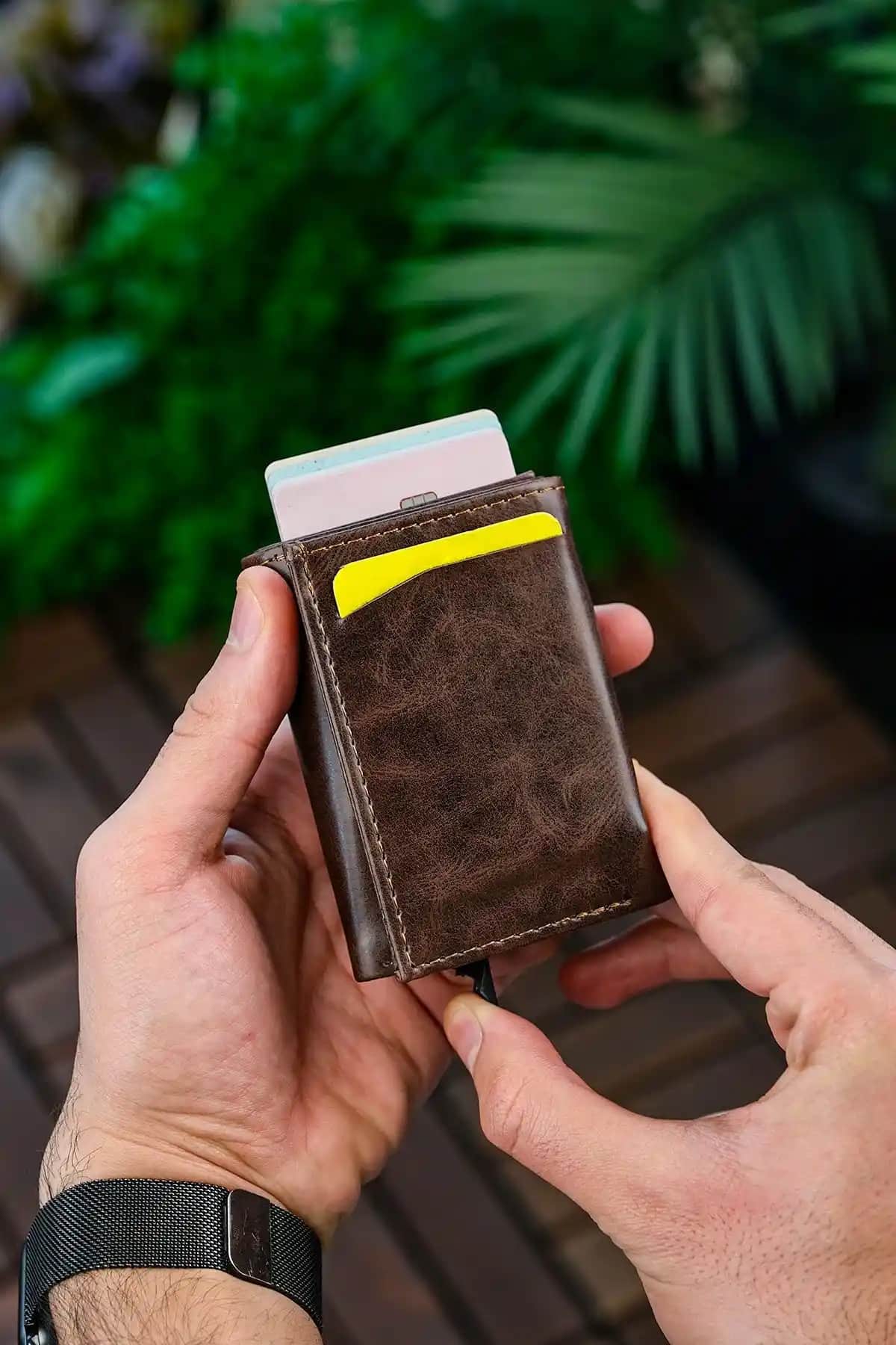 East Polo Club Erkek Suni Deri Kartlık RFİD Koruma Güvenli ve Şık Tasarım