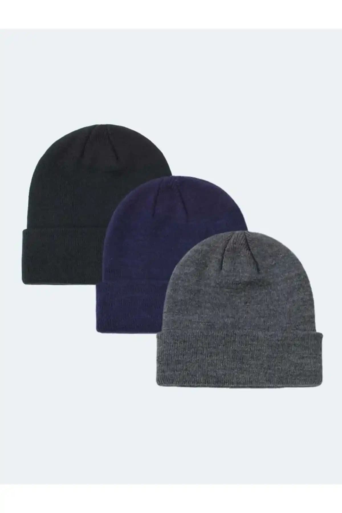 Eke Tekstil Unisex Katlamalı Bere Seti - Şık ve Konforlu Kış Aksesuarları