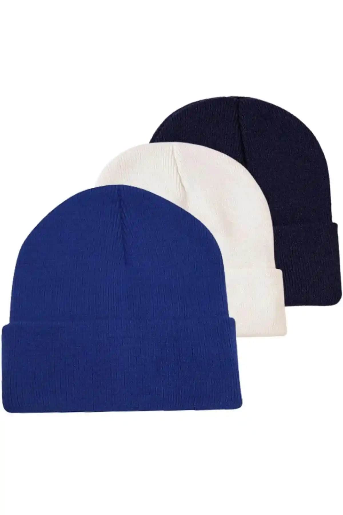 Eke Tekstil Unisex Katlamalı Siyah ve Açık Vizon Bere Seti Şıklık ve Fonksiyonellik Bir Arada