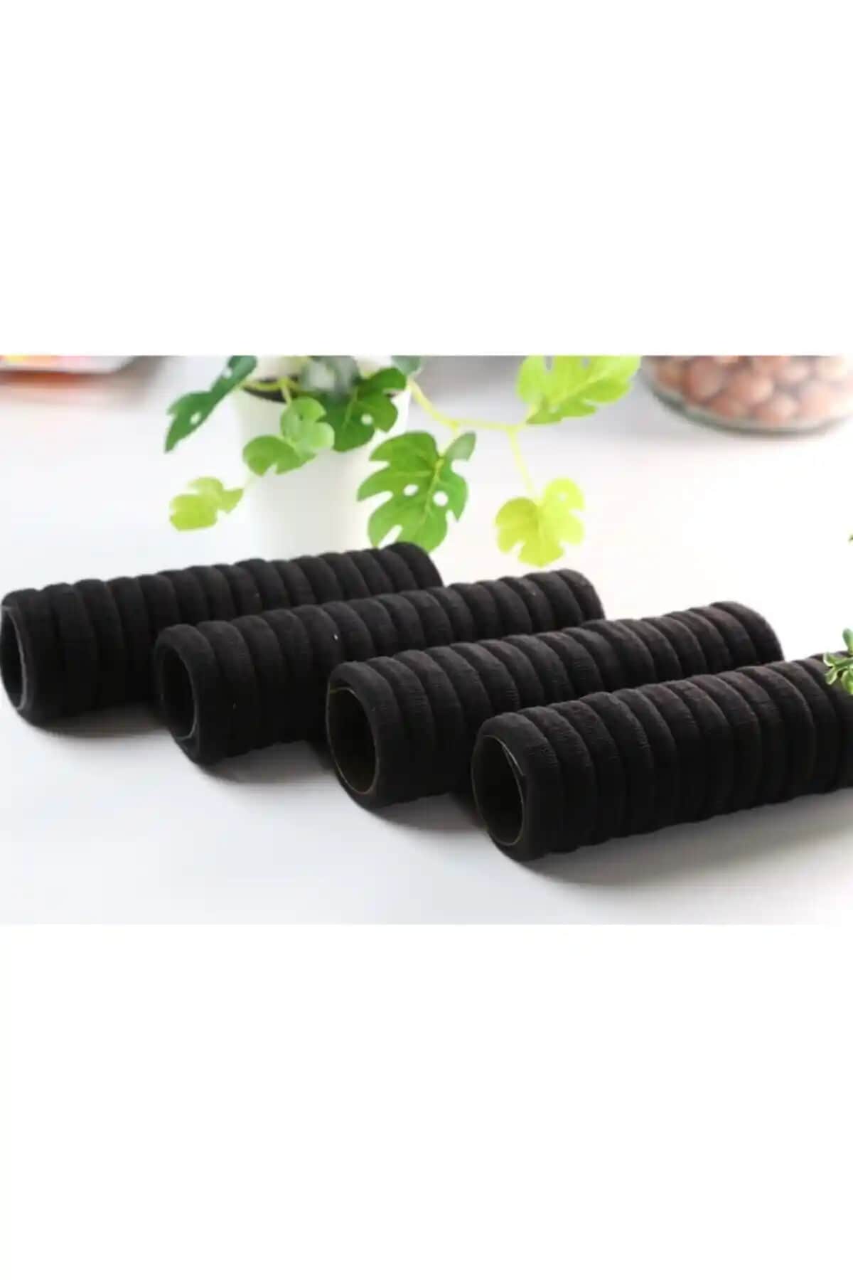 Emma Ties Siyah Havlu Toka Seti 72 Adet Pratik ve Şık Saç Aksesuarları