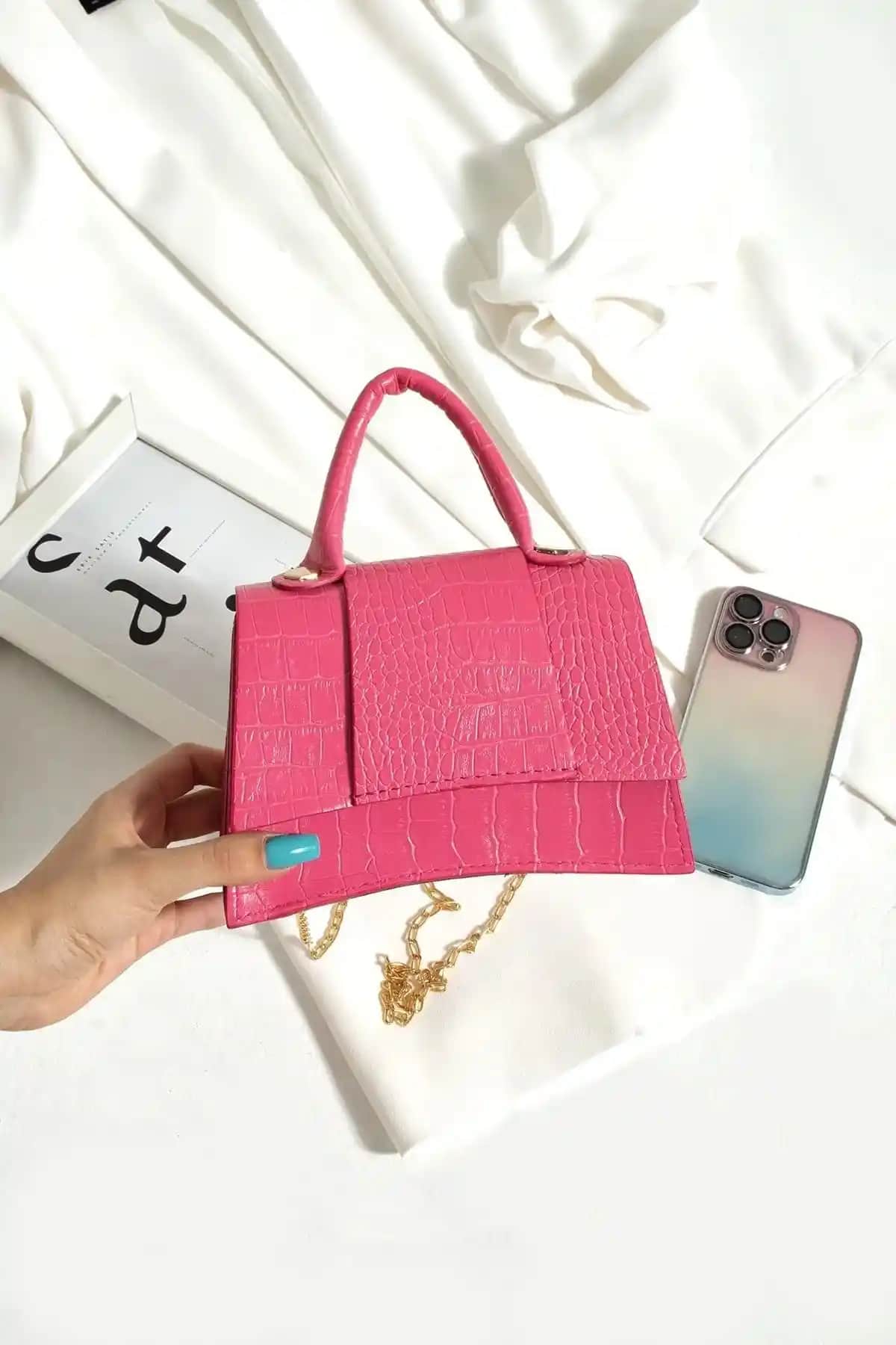 ESTUTE Kadın Mini City El ve Omuz Çantası Modern, Sürdürülebilir ve Şık Tasarım