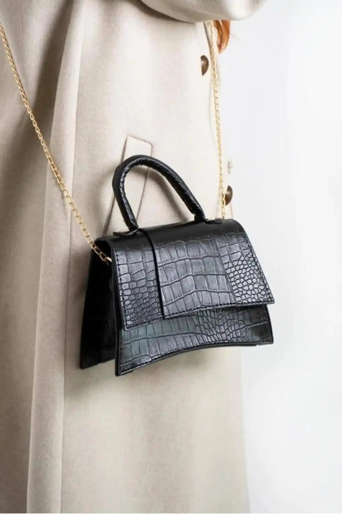 ESTUTE Mini City Kadın El ve Omuz Çantası Modern Tasarım ve Pratik Kullanım